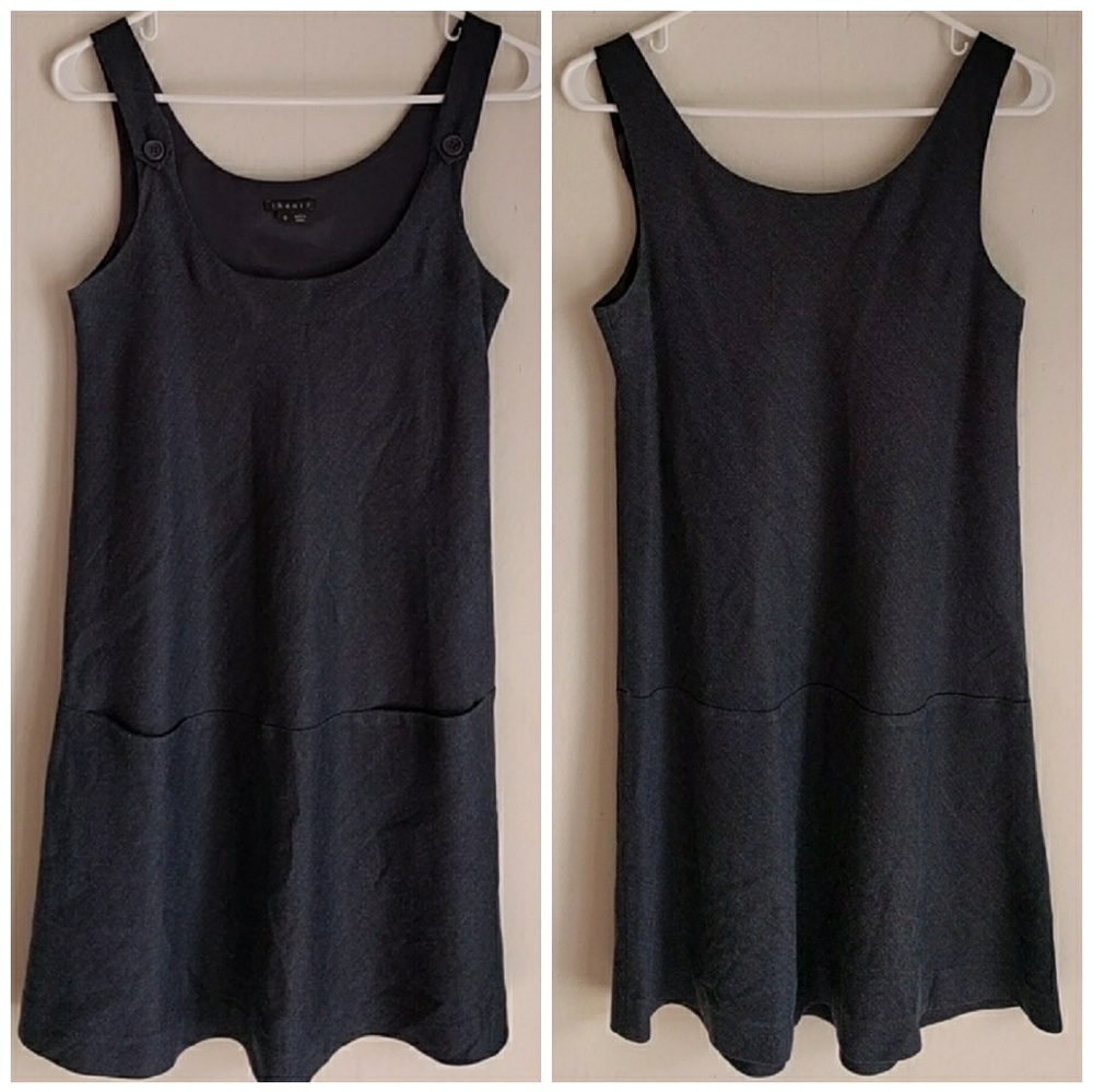 ❄SALE❄Theory indigo 2 front pockets dress